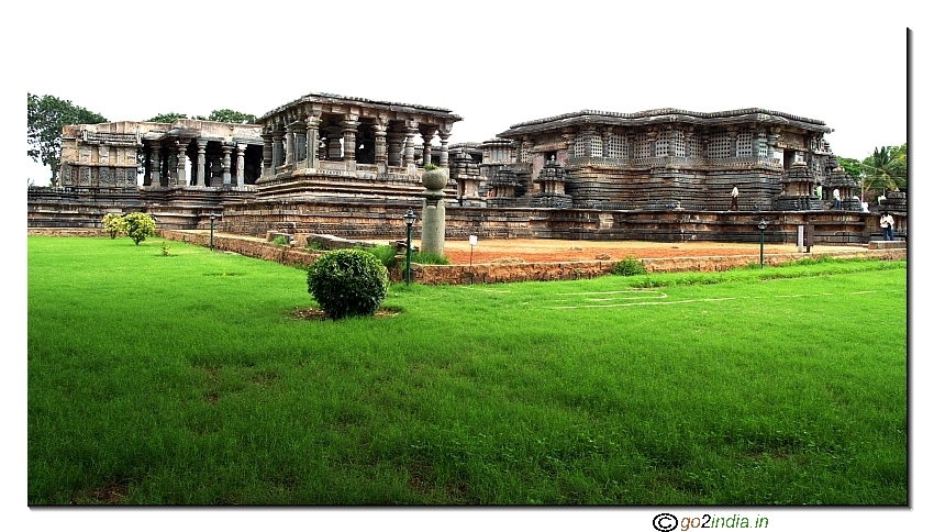 Hoysaleswara temple at Halebid - Hassan -  Karnataka - India