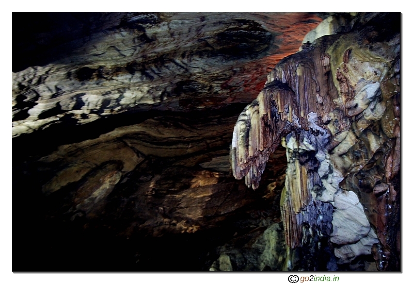 Borra caves abstract view