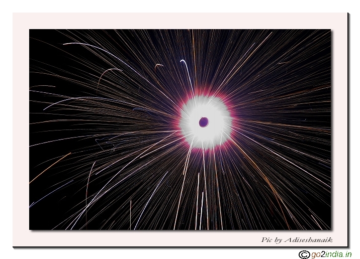 Fire work photo