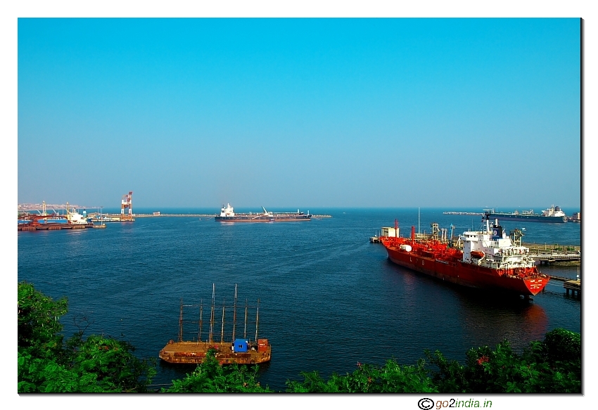 Ships Ramakrishna beach vizag Andhra pradesh