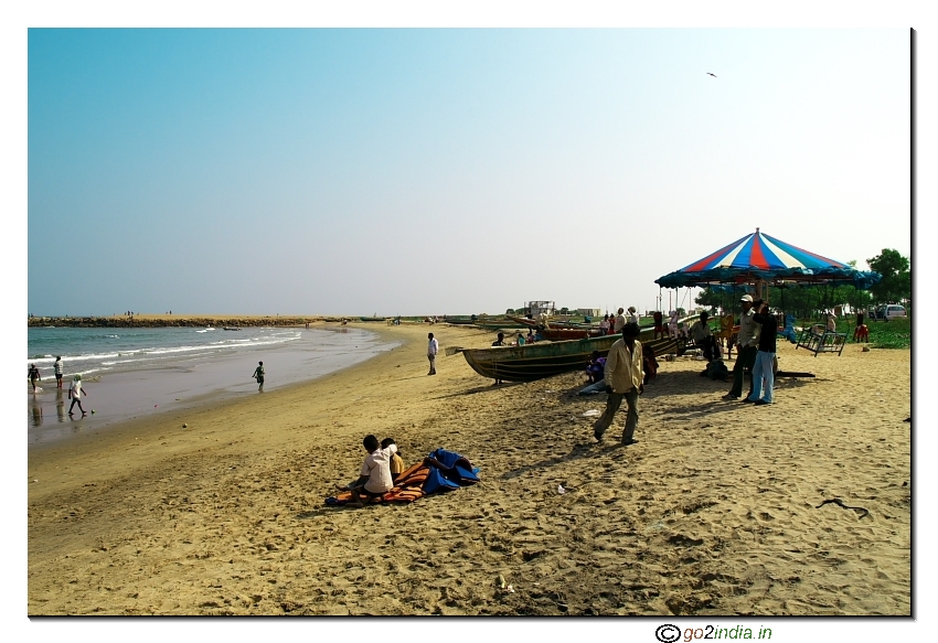 Sea beach at Rishikonda