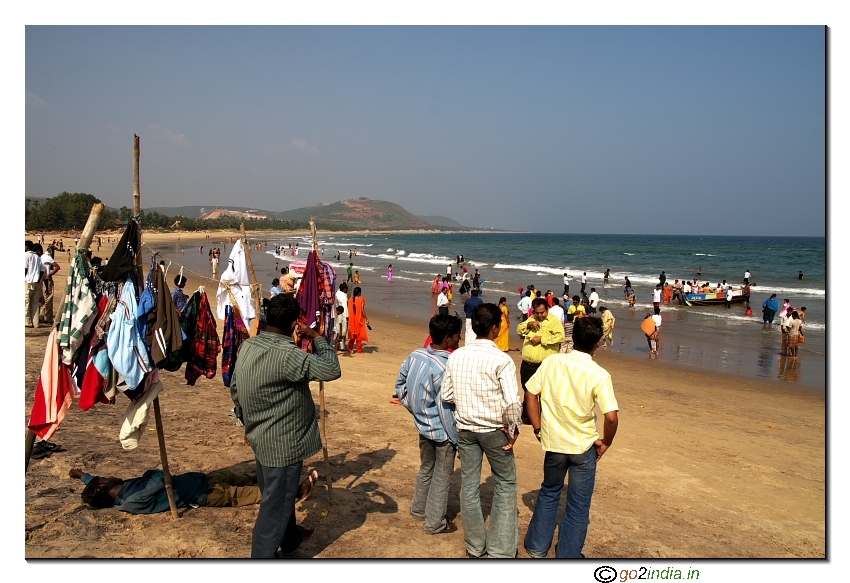 Visakhapatnam Rishi Konda beach view