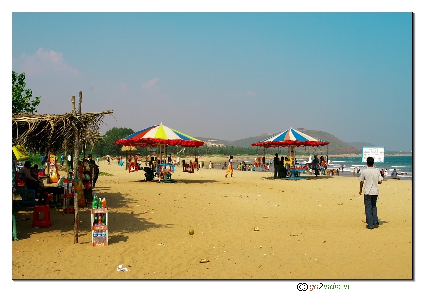 Rishikonda beach at Vizag
