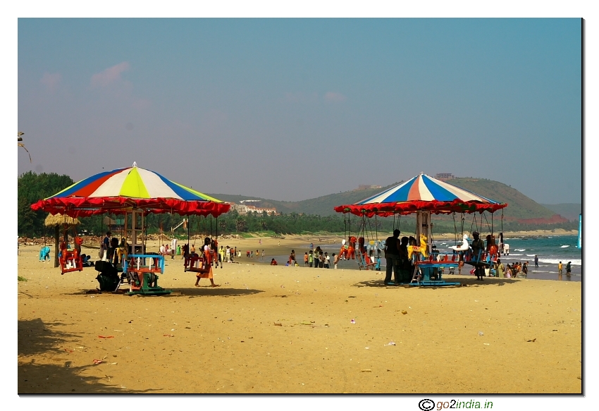 Vizag Rishikonda beach entertainment