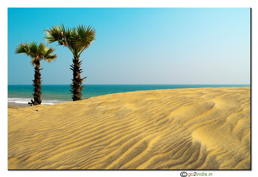 Rushikonda beach view Vizag Andhrapradesh India