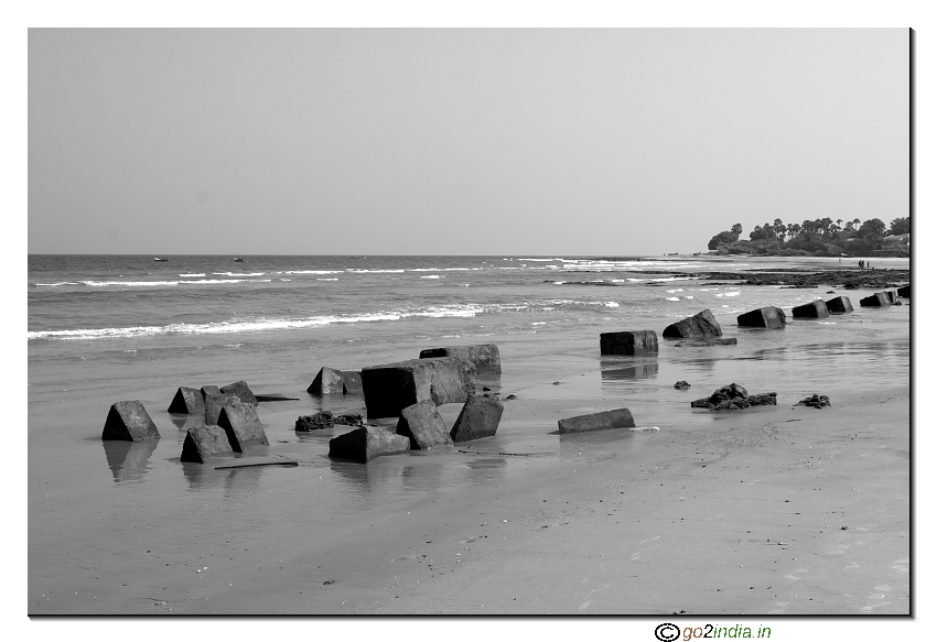 Stones sea shore Rishikonda Erra matti dibbalu vizag