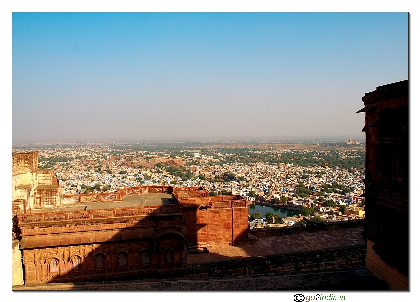 View of Jodhpur city from Mehrangarh fort