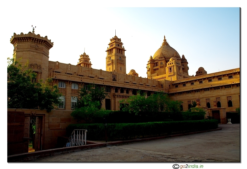 Umaid Bhawan Palace museum side