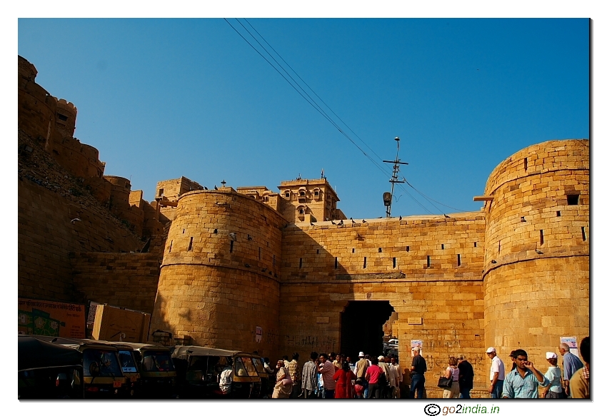 Main entrance of Jaisalmer fort