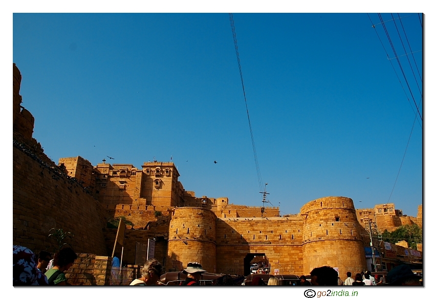 In front of Jaisalmer fort
