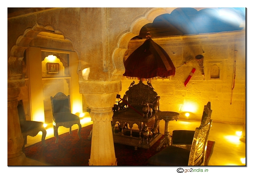 Inside fort museum at Jaisalmer
