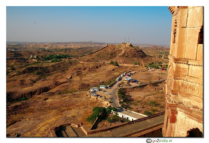 Meherangarh fort view 