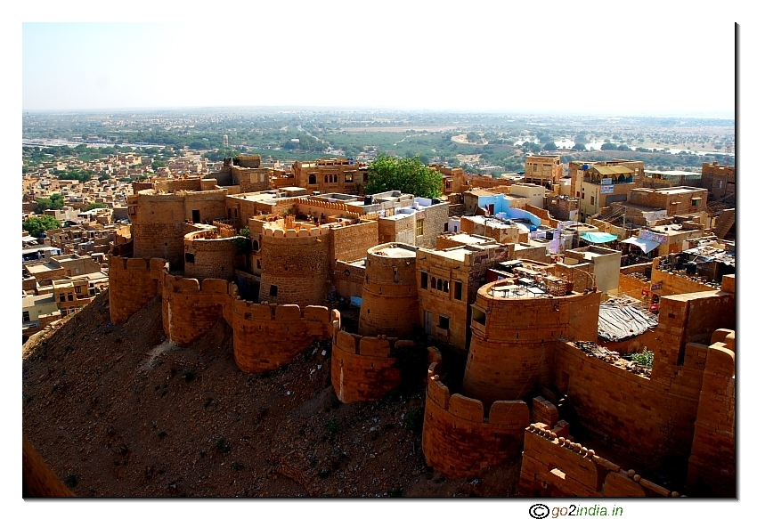 Jaisalmer fort in a different angle 