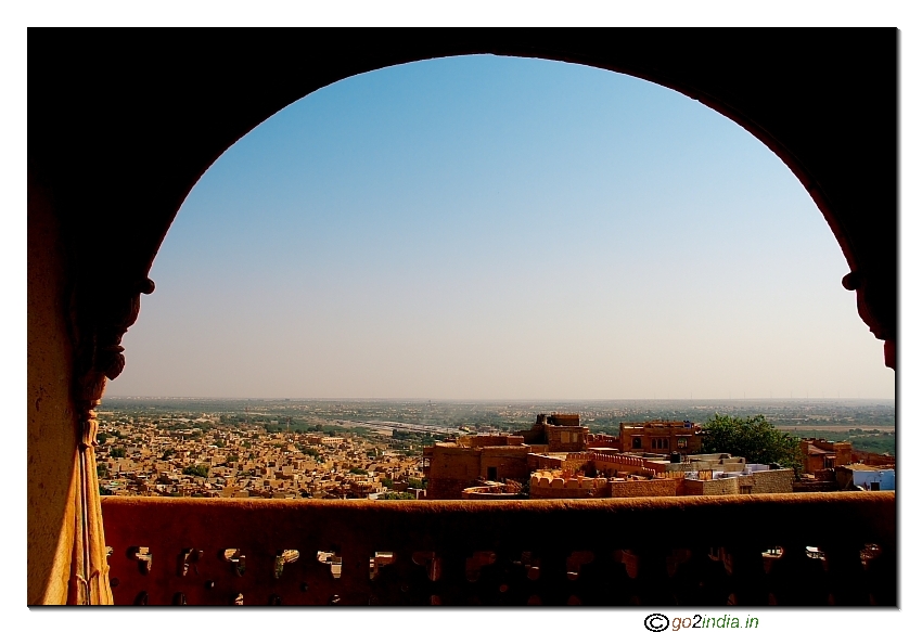 Jaisalmer town from the fort 