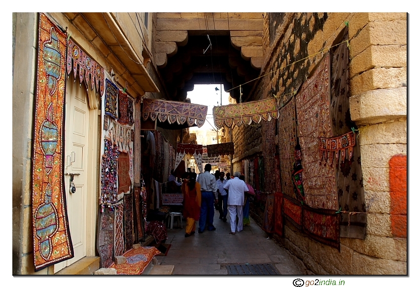 Jaisalmer inside  Fort lanes 