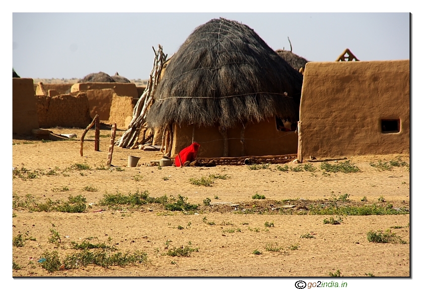 village woman in house near Beeda village
