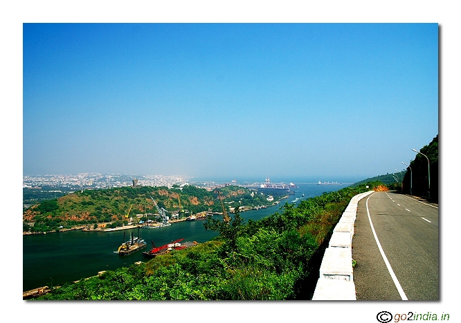 Visakhapatnam Dolphin Hill view