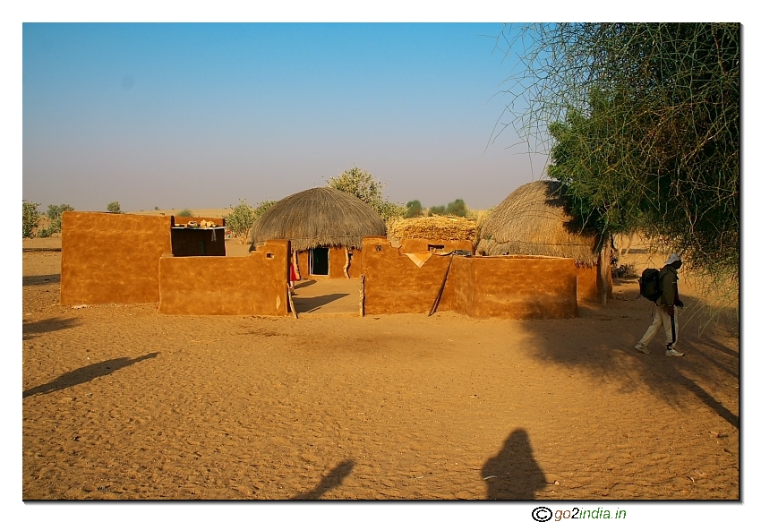 Desert village houses 