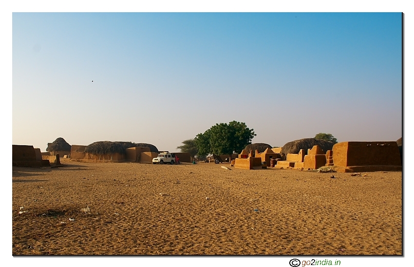 Desert village near Jaisalmer 