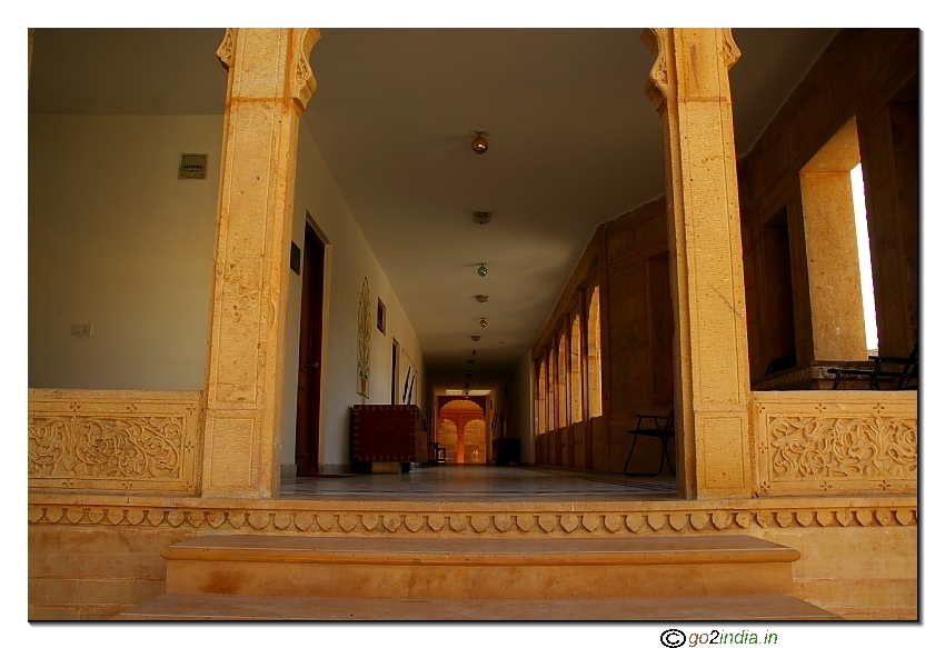 The hotel part of Mandir palace