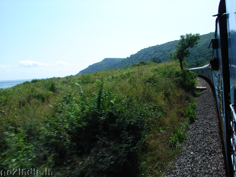 Train at Chilika