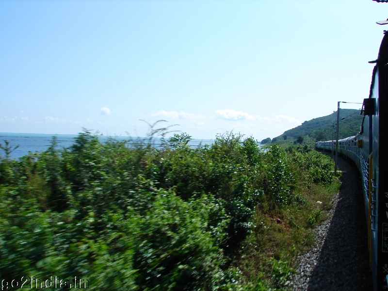 Train at Chilika