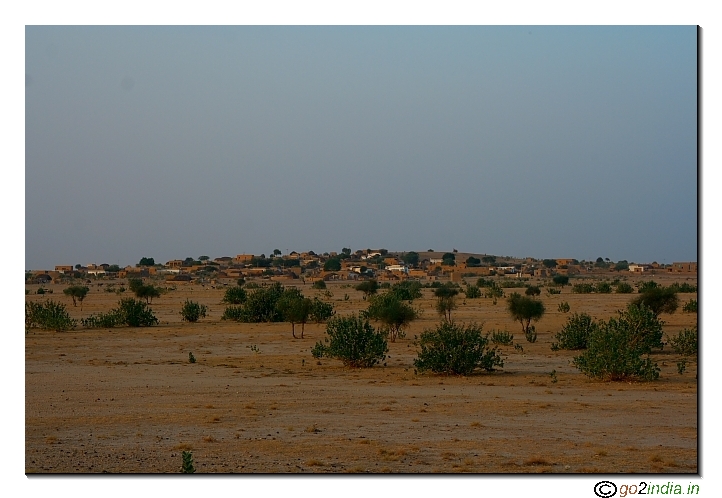 Afternoon desert view 