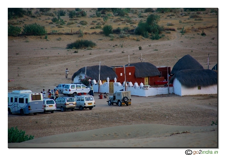 Barna village resort inside desert