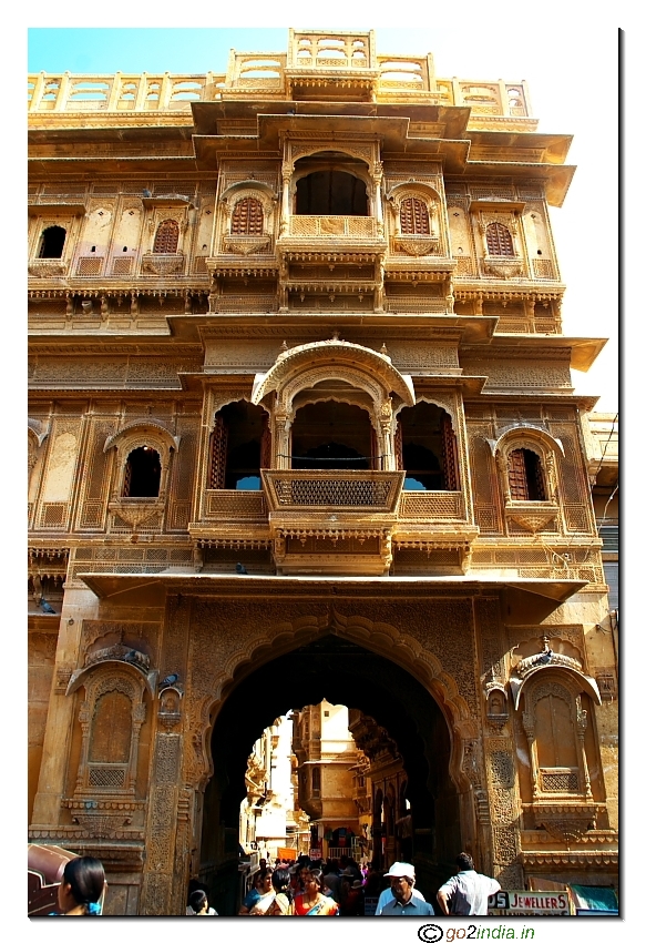 Patwan Ki Haveli at Jaisalmer main entrance