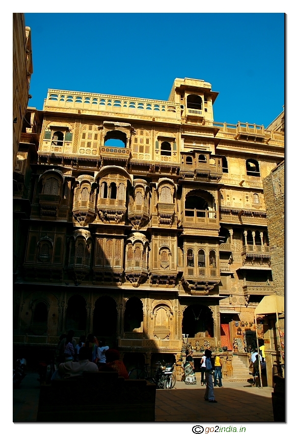 Multi floor havelies in Jaisalmer 