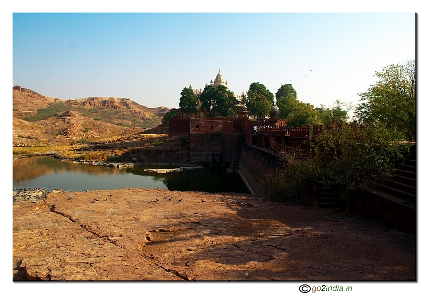 Pond near Jaswant Thada