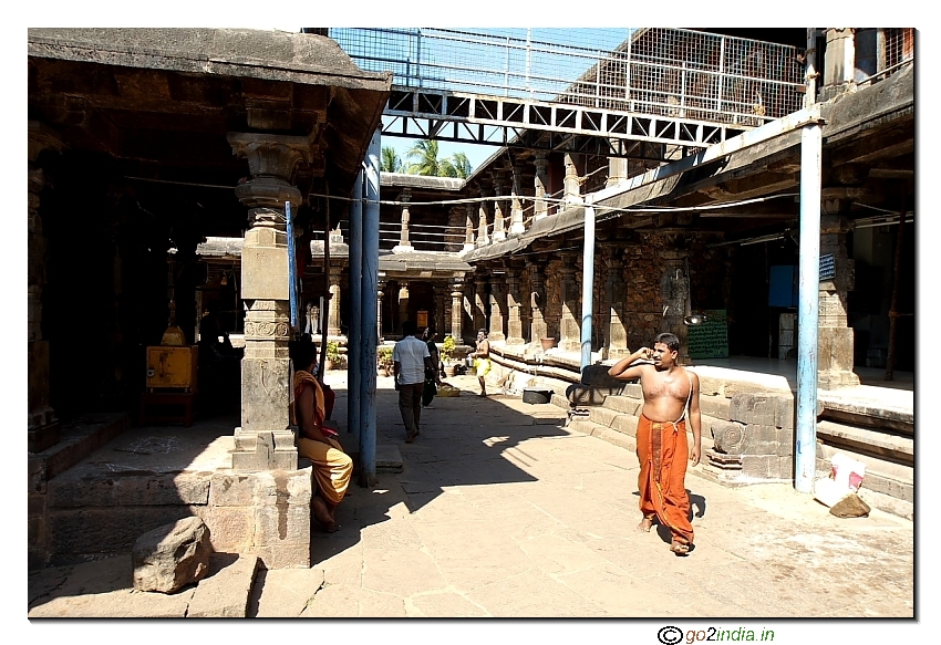 Kumara rama Bhimeswara temple front Side view