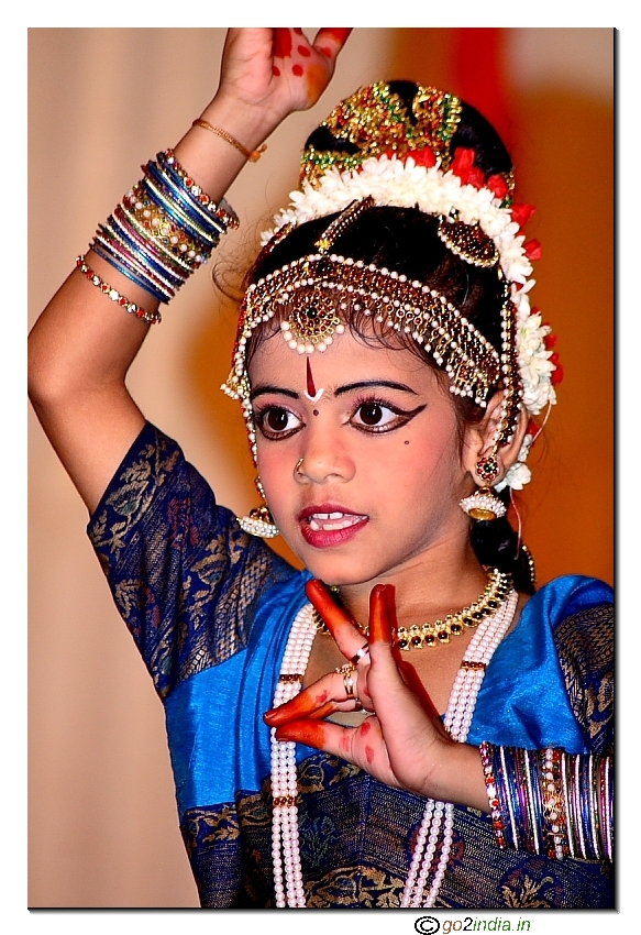 Classical Bharatha natyam dance