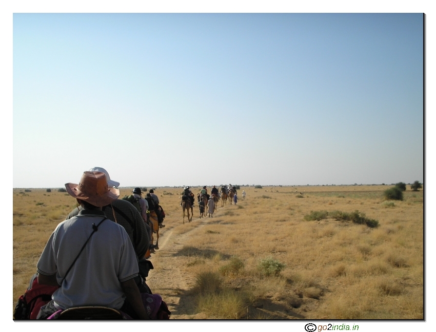 Desert safari during trekking
