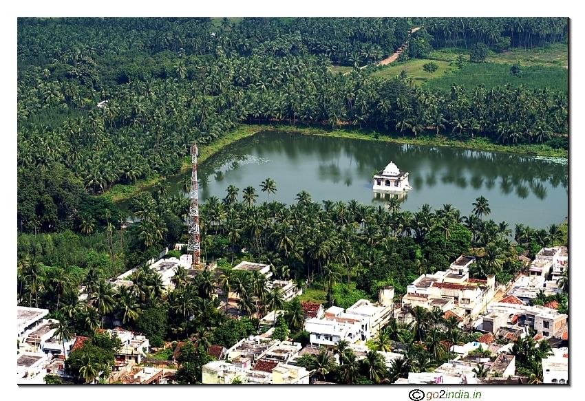 Lake view from Simhachalam temple hill top