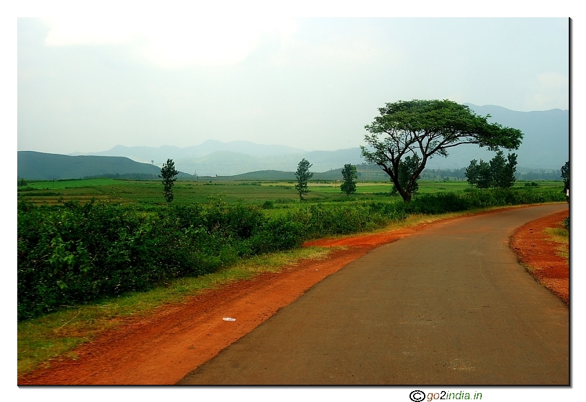 Way to Dumbriguda chaparai Araku valley