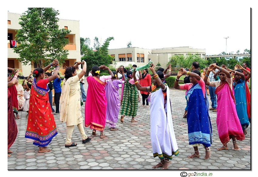 Indian tribal dance Dhimsa at Araku valley visakhapatnam Andhra pradesh