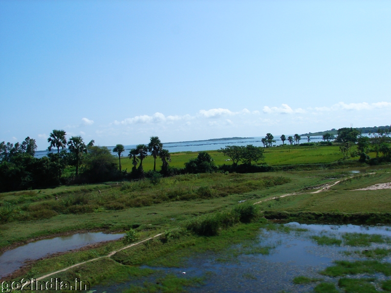 Lake from train