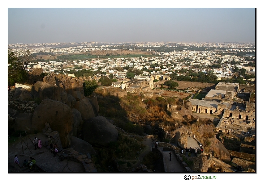 Hyderabad town and the fort 