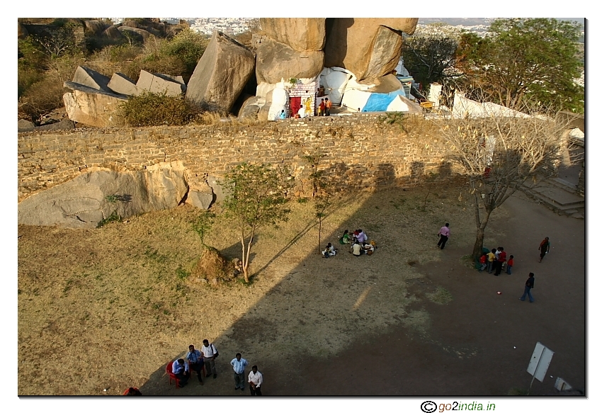 From top of the fort at Golconda