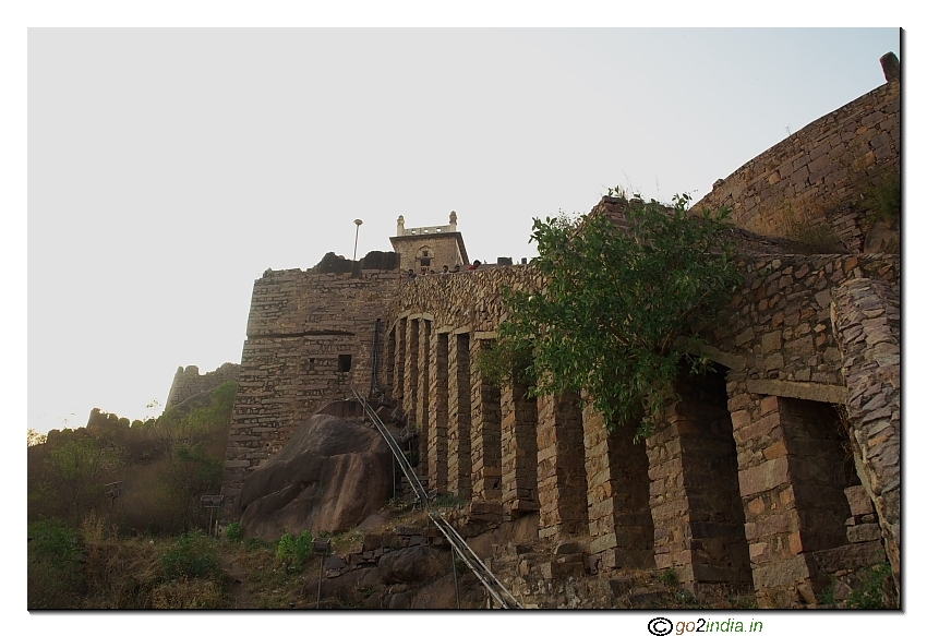 Inside Golconda Fort Hyderabad