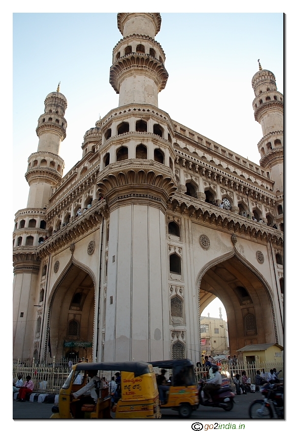Angular view of Charminar of Hyederabad
