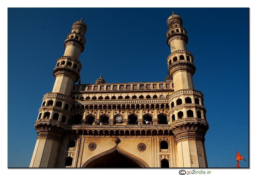 Close photo of charminar at Hyderabad