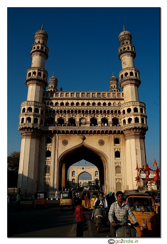 Charminar at Hyderabad view in afternoon