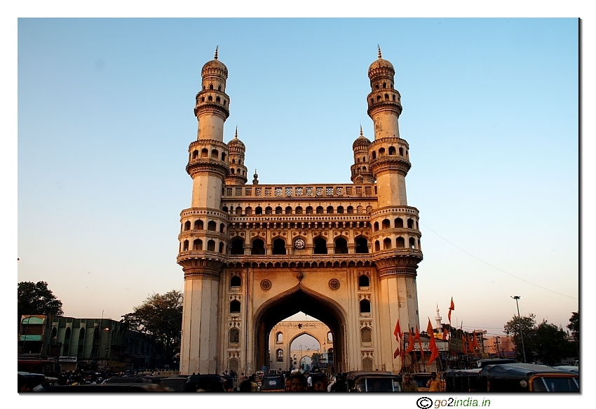 Charminar at Hyderabad during afternoon time 
