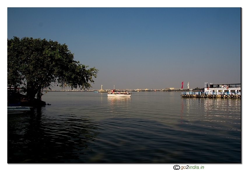 Husen sagar Lake by the side of Lumbini Park