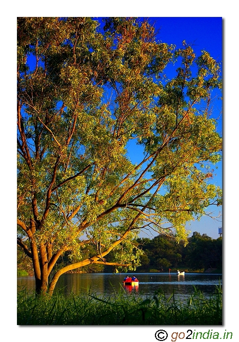 Karanji kere lake boating point