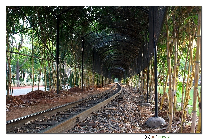 Railway track at NTR memorial 