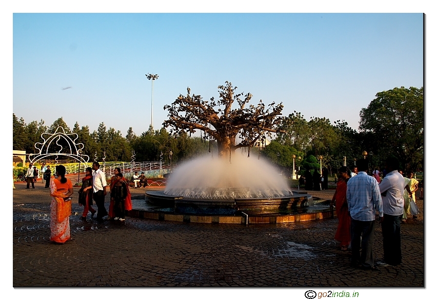 Near Water fountain 