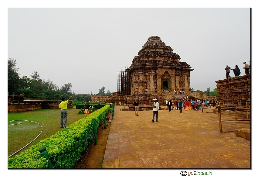 Sun temple of Konark from a distance 